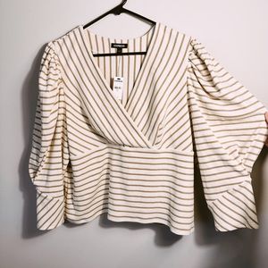 Express Balloon sleeve sweater NWT